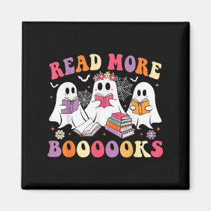 Aimant Lire plus Livres Super Halloween Professeur Ghost