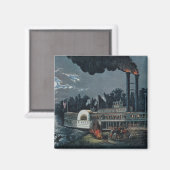 Aimant Lire sur le Mississippi (Recto/Verso)