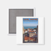 Aimant Lisbonne - Bateau sur le Tejo (Recto/Verso)