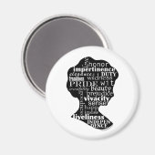 Aimant Lisez Jane Austen Cameo (Recto/Verso)