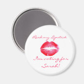 Aimant Lisez mon bâton à lèvres (Recto/Verso)