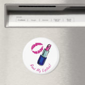 Aimant Lisez Mon Canne À Lèvres ! Badge (In Situ (Lave-vaisselle))