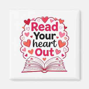 Aimant Lisez votre professeur de la Saint-Valentin livre