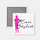 Aimant Liste des cheveux (rose) (Recto/Verso)