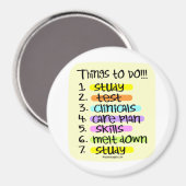 Aimant Liste Des Infirmières À Faire (Recto/Verso)