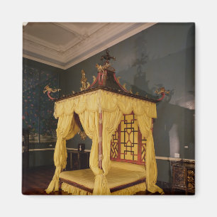 Aimant Lit de quatre affiches, dans le style chinois,