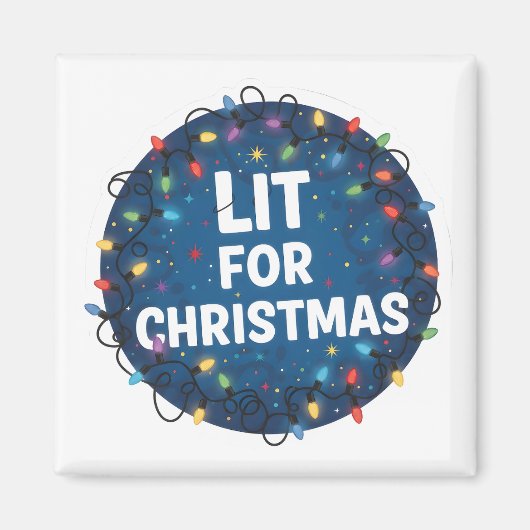 Aimant Lit for Christmas (Devant)