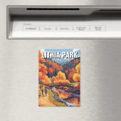 Aimant Lithia Park Ashland Oregon Travel Postcard (In Situ (Lave-vaisselle))