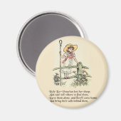 Aimant Little Bo Peep Nursery Rhyme (Recto/Verso)