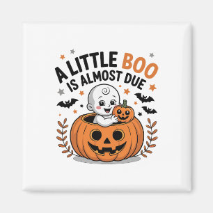Aimant Little Boo Est Presque Dû Mignonne Grossesse Hallo