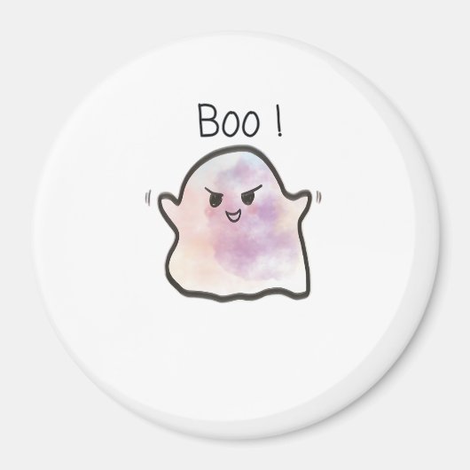 Aimant Little Boo est un mème drôle et effronté (Devant)