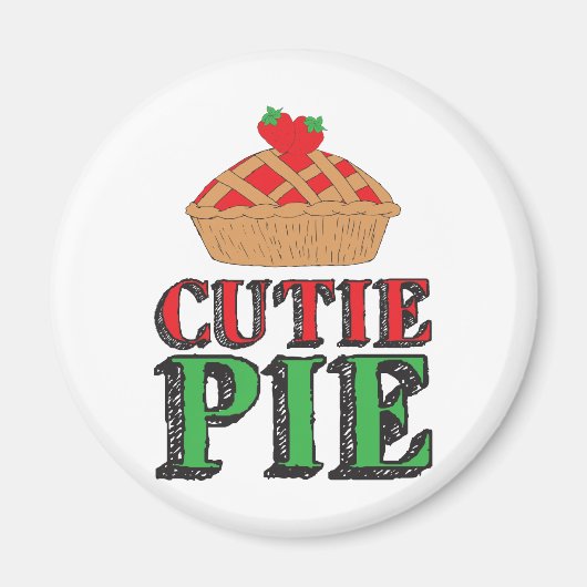 Aimant Little Cutie Pie Sweet Stuff Cutieps fraises (Devant)