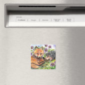 Aimant Little Fox Et Hérisson (In Situ (Lave-vaisselle))
