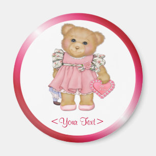 Aimant Little Love Teddy - Personnaliser texte