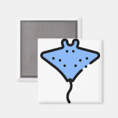Aimant Little Manta Ray (Recto/Verso)