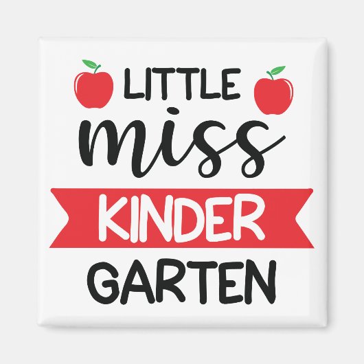 Aimant Little Miss Kindergarten (Devant)