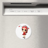 Aimant Little Miss Ladybug (In Situ (Lave-vaisselle))