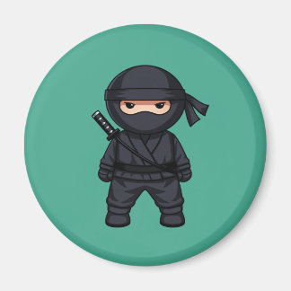 Aimant Little Ninja Warrior on Green