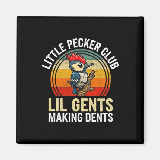 Aimant Little Pecker Club Lil Gents Rendre Les Dents Drôl (Devant)