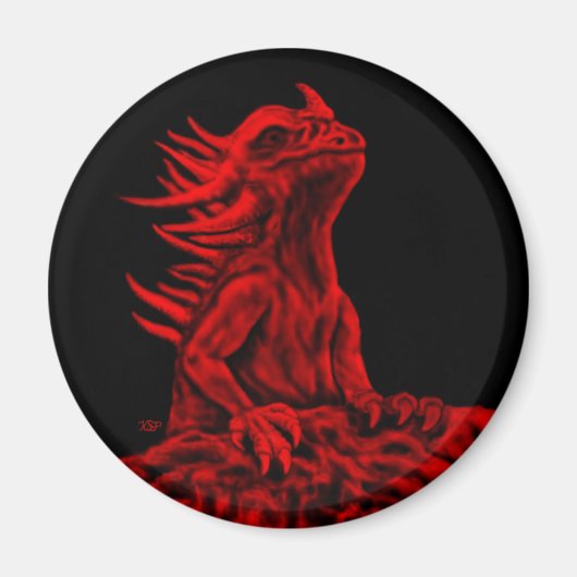 Aimant Little red Dragon (Devant)