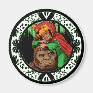 Aimant Little Red Mighty Nizz Bigfoot Sasquatch Papa