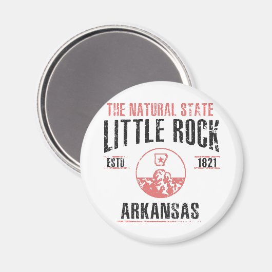 Aimant Little Rock (Recto/Verso)