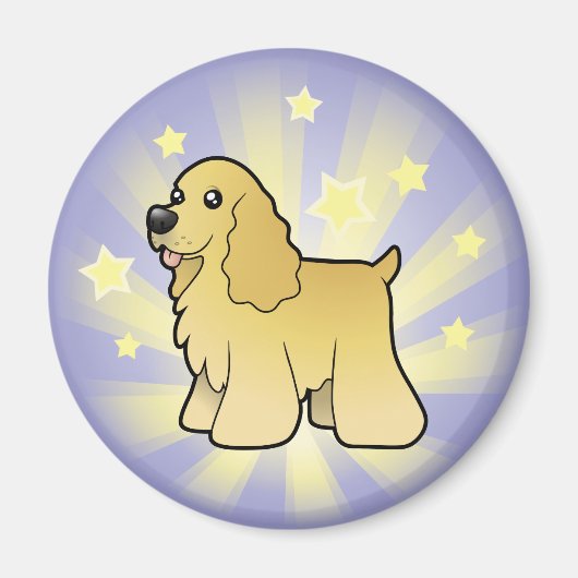 Aimant Little Star American Cocker Spaniel (Devant)