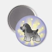 Aimant Little Star English Cocker Spaniel (Recto/Verso)