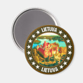 Aimant Lituanie (Recto/Verso)
