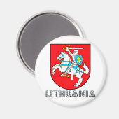 Aimant Lituanie Armoiries (Recto/Verso)