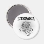 Aimant Lituanie Armoiries (Recto/Verso)