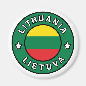 Aimant Lituanie Lietuva (Devant)