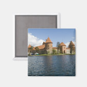 Aimant Lituanie, Trakai. Château de l'île 3 (Recto/Verso)