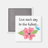 Aimant Live chaque jour (Recto/Verso)