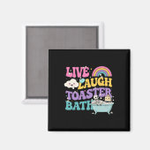 Aimant Live Lauder Toaster The Funny Skeleton Meme Dark H (Recto/Verso)
