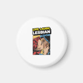 Aimant Live Laugh Lesbian (Devant)