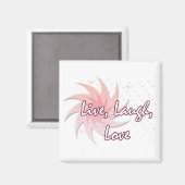 Aimant Live Laugh, Love (Recto/Verso)