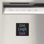 Aimant Live Laugh Love (In Situ (Lave-vaisselle))