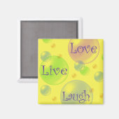 Aimant Live Love and Lauder (Recto/Verso)