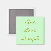 Aimant Live Love Laugh (Recto/Verso)