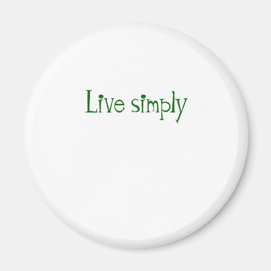 Aimant Live Simplement (Devant)