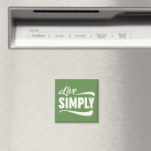 Aimant Live Simply Typographie (In Situ (Lave-vaisselle))