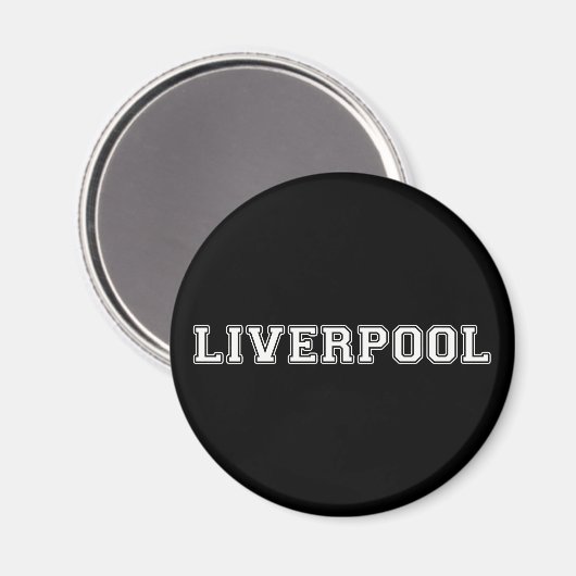 Aimant Liverpool Angleterre (Recto/Verso)