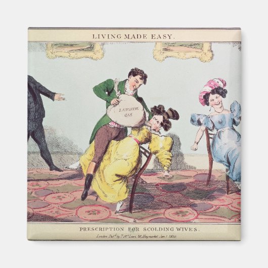 Aimant Living Made Easy : Prescription pour réprimander (Devant)