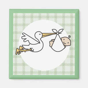 Aimant Livraison de bébé Stork