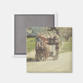 Aimant Livraison de fleurs (Recto/Verso)