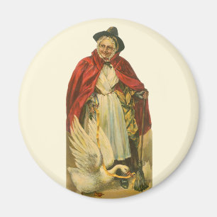 Aimant Livre de contes victoriens vintage de Mother Goose