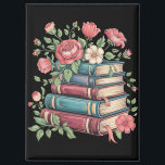 Aimant Livre de l'enseignant Lover Retour à Fleurs sauvag<br><div class="desc">Livre de l'enseignant Lover Retour à Fleurs sauvages de l'école Vintage</div>