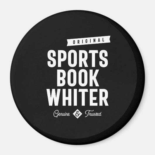Aimant Livre de sport Whiter Job Title Don (Devant)