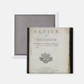 Aimant Livre des plaintes (Recto/Verso)